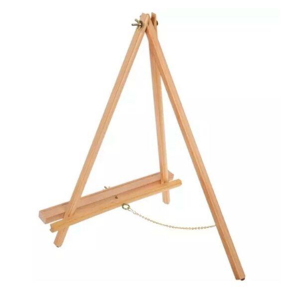 Master’s Touch Beechwood Foldaway Metal Chain Table Easel New in Package - Picture 3 of 11